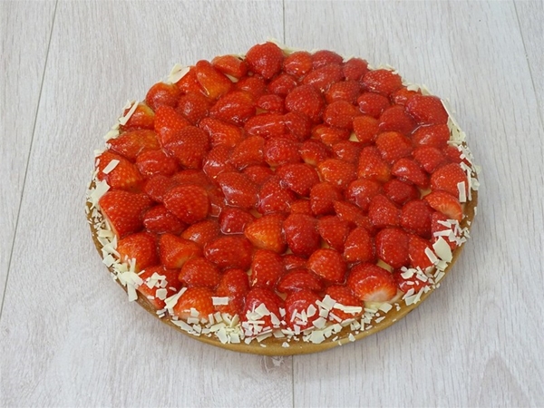 Aardbeienvlaai&nbsp;12 personen